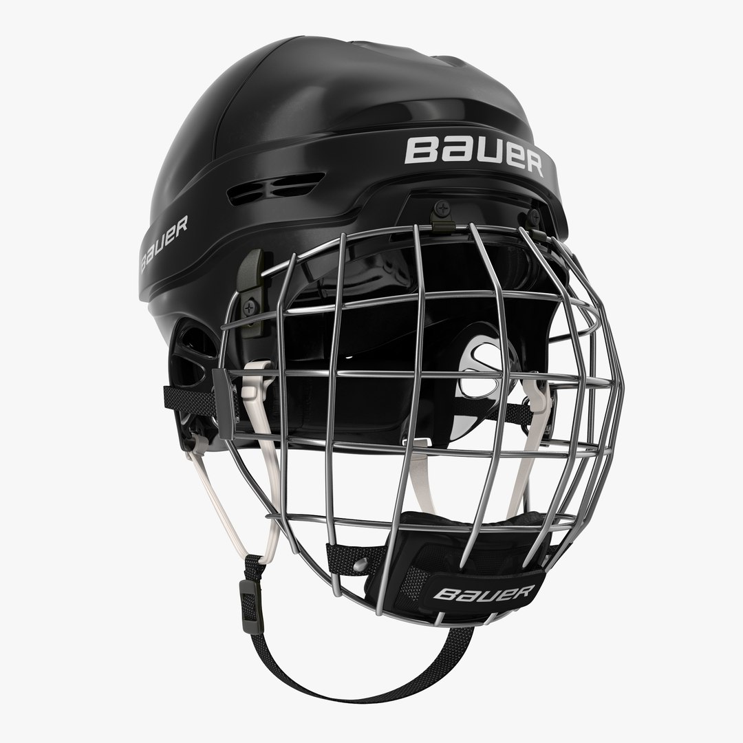 Ice Hockey Helmet 3D Model 3D model preview