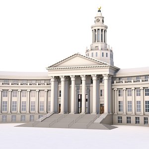 Denver City Hall Building 3D model