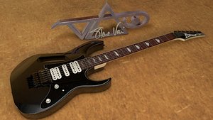 3d ibanez jem7p steve vai
