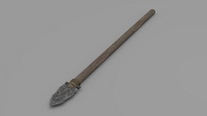 stone spear 3d model