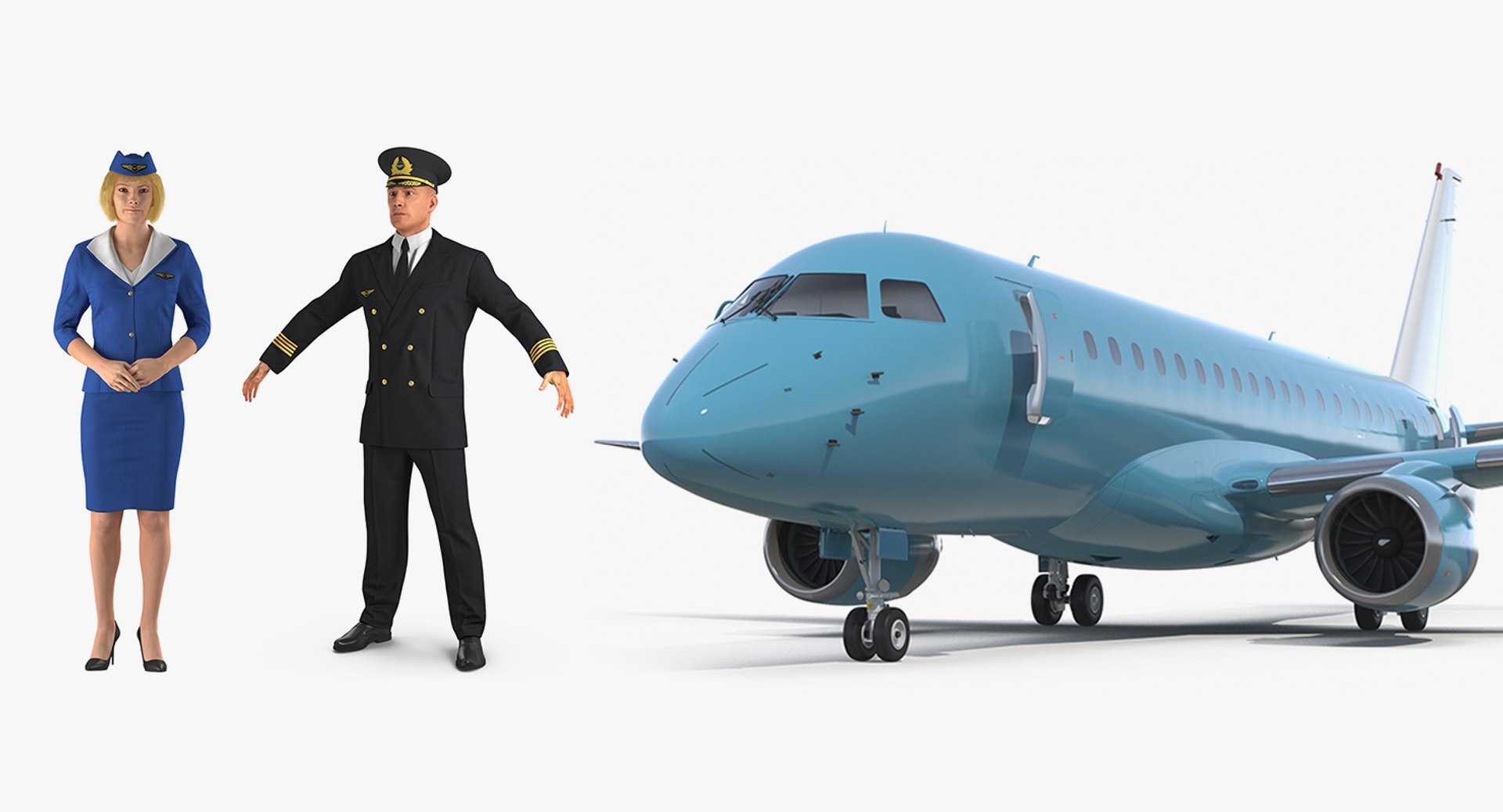 commercial airliner pilot stewardess 3D model https://p.turbosquid.com/ts-thumb/uO/QgNFfA/9hhie0td/commercialairlinerwithpilotandstewardesscollectionmb3dmodel002/jpg/1592797879/1920x1080/fit_q87/adca27a3def82f4d8b5fd3e6d16c501215fbaea3/commercialairlinerwithpilotandstewardesscollectionmb3dmodel002.jpg