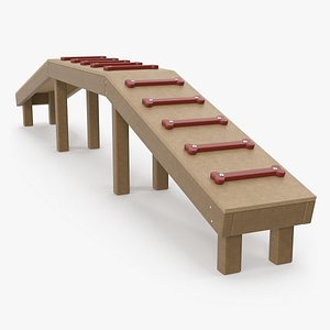Dog Park Bridge Red model