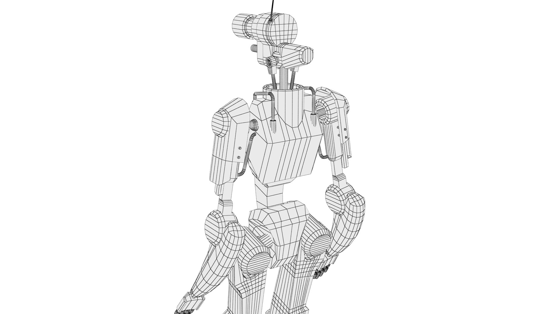 CameraBot 3D model https://p.turbosquid.com/ts-thumb/uO/V6z9cg/Um/wire_0013/png/1624616672/1920x1080/fit_q87/dd8ff6bb99ab91ab95bdfb41e65f0be86b58968c/wire_0013.jpg
