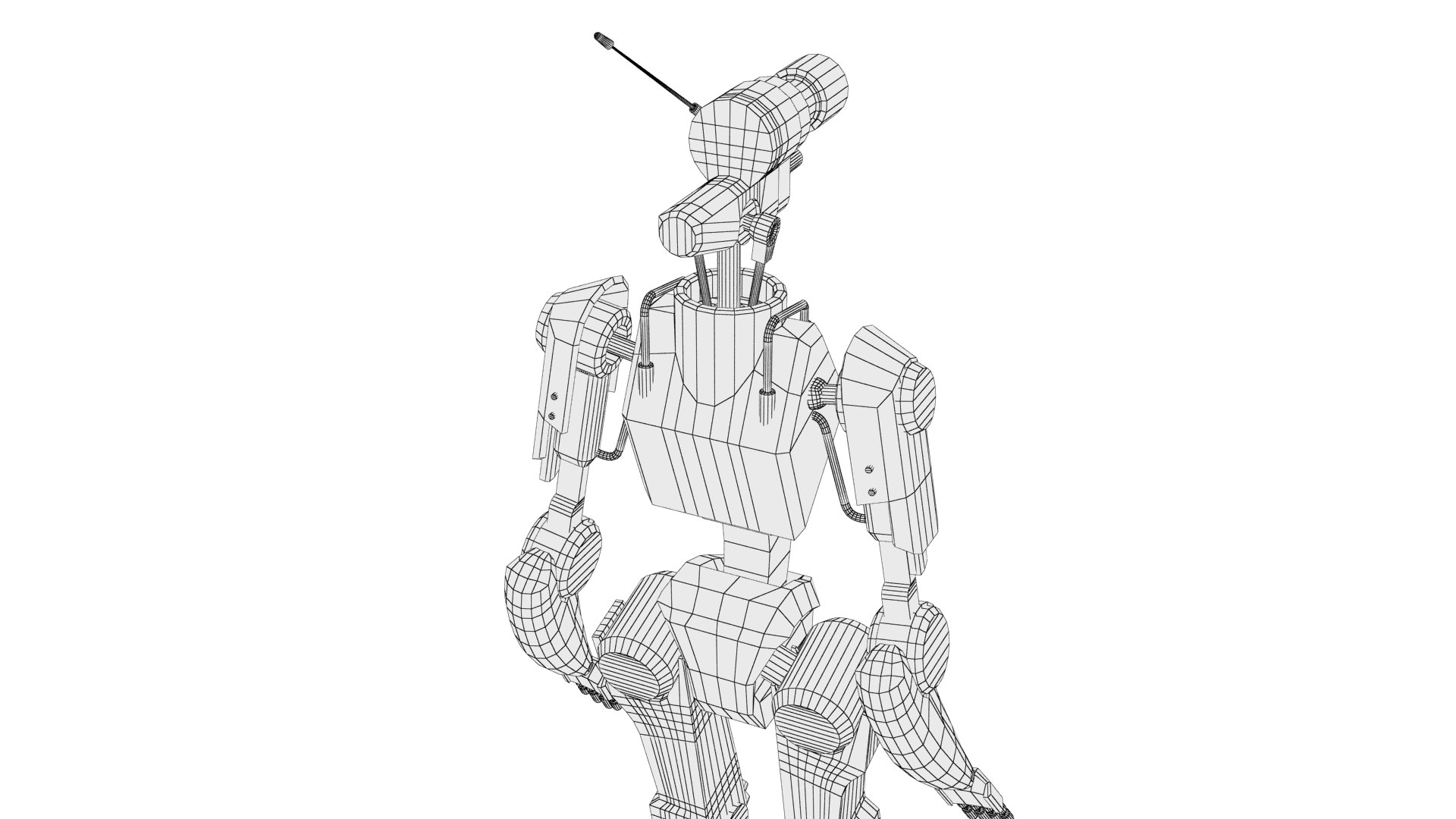 CameraBot 3D model https://p.turbosquid.com/ts-thumb/uO/V6z9cg/Wk/wire_0007/png/1624616668/1920x1080/fit_q87/0b4a4418aca63594a9b1e0ca7e4d6ebfdb1f12c9/wire_0007.jpg