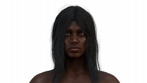 Amana Blender Rigged Woman Character 3D