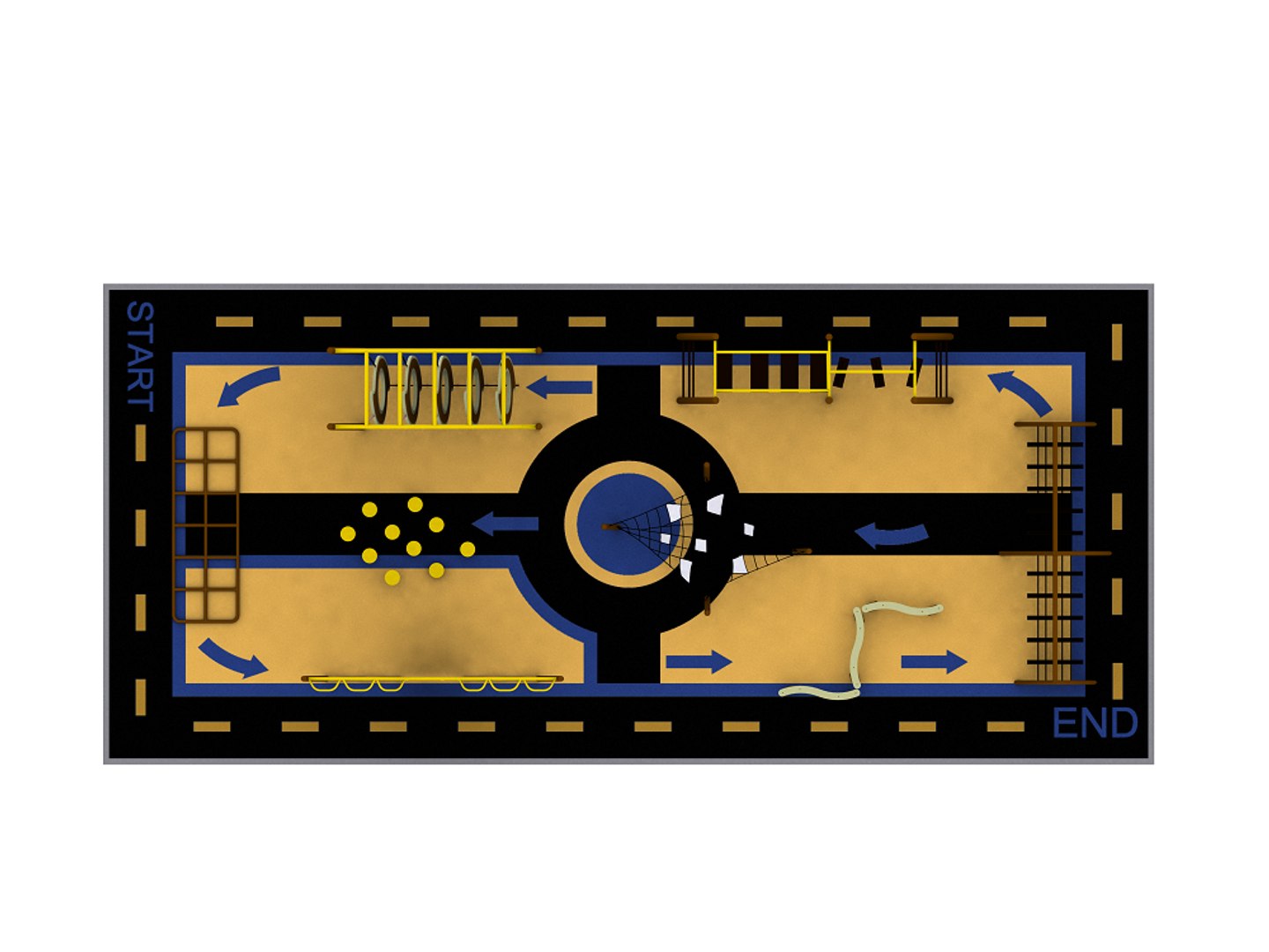 Obstacle Play 3d Model