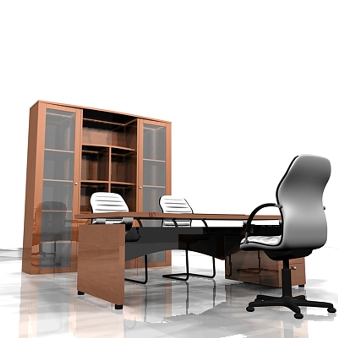 3ds max fully office furniture