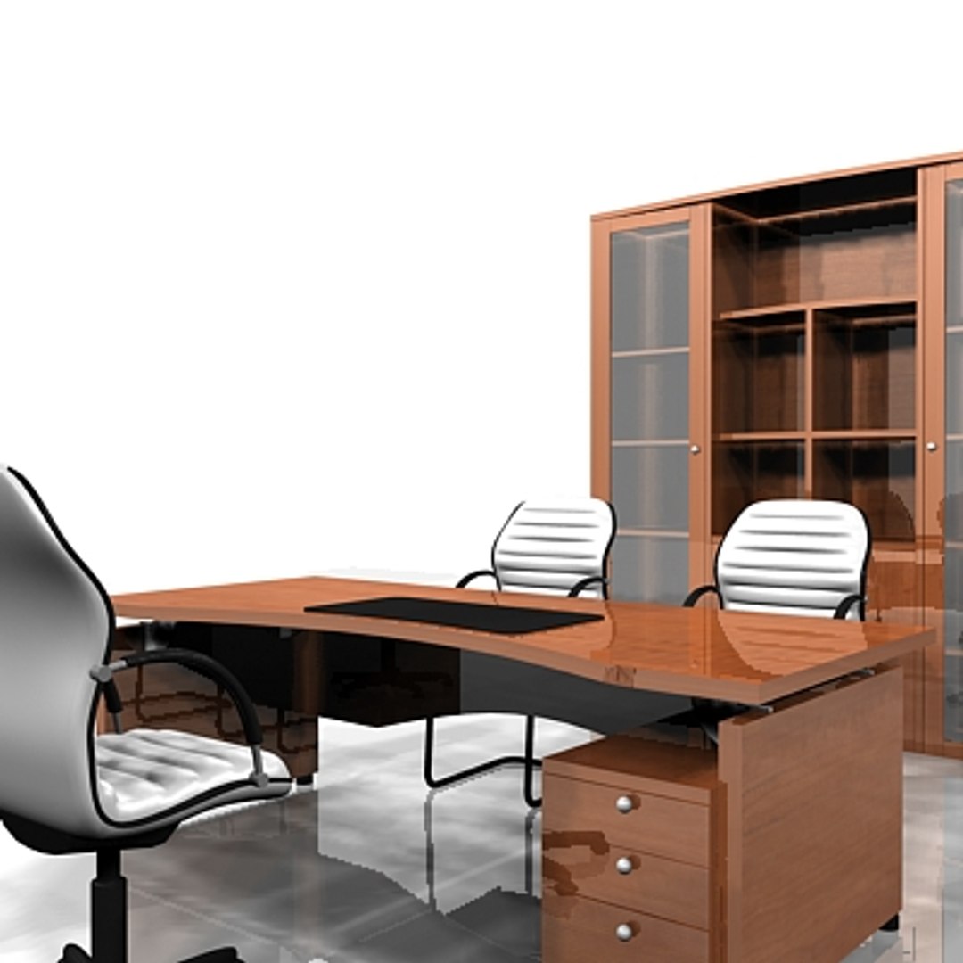 3ds max fully office furniture