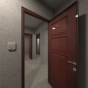 Low Poly Indonesian Subsidized House Interior - Simple Affordable Housing Game Ready 3D model