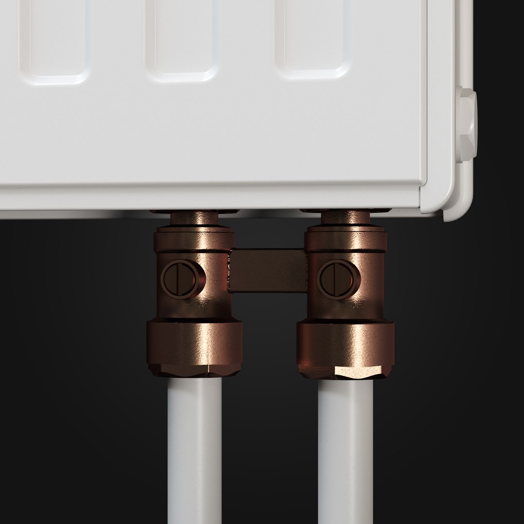 3d heating radiator model