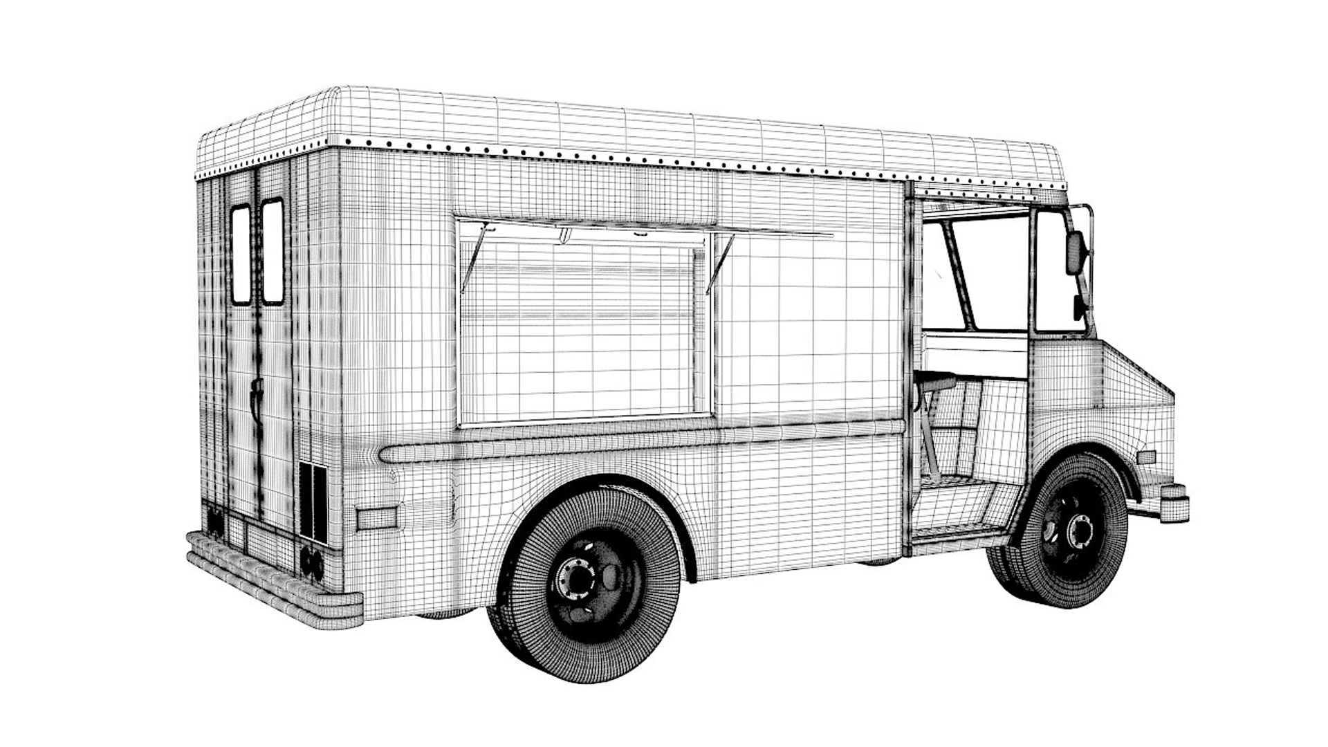Step Van 3D model - TurboSquid 1738158