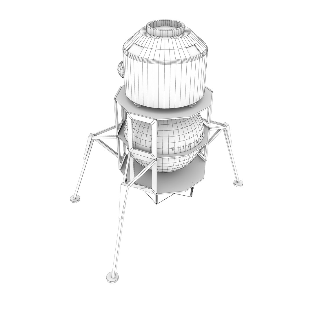 Blue Moon Spacecraft 3D Model - TurboSquid 1405615