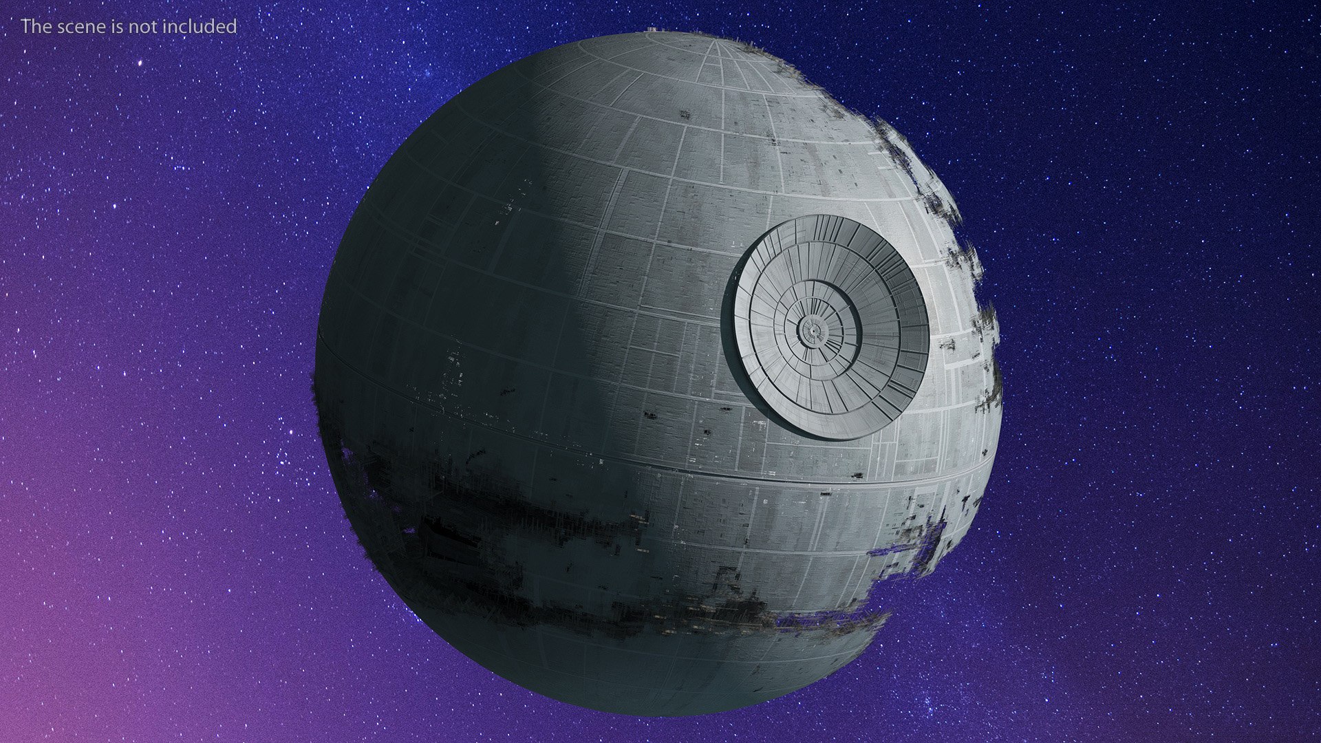 Star Wars Death Star Destroyed 3D model TurboSquid 2116198