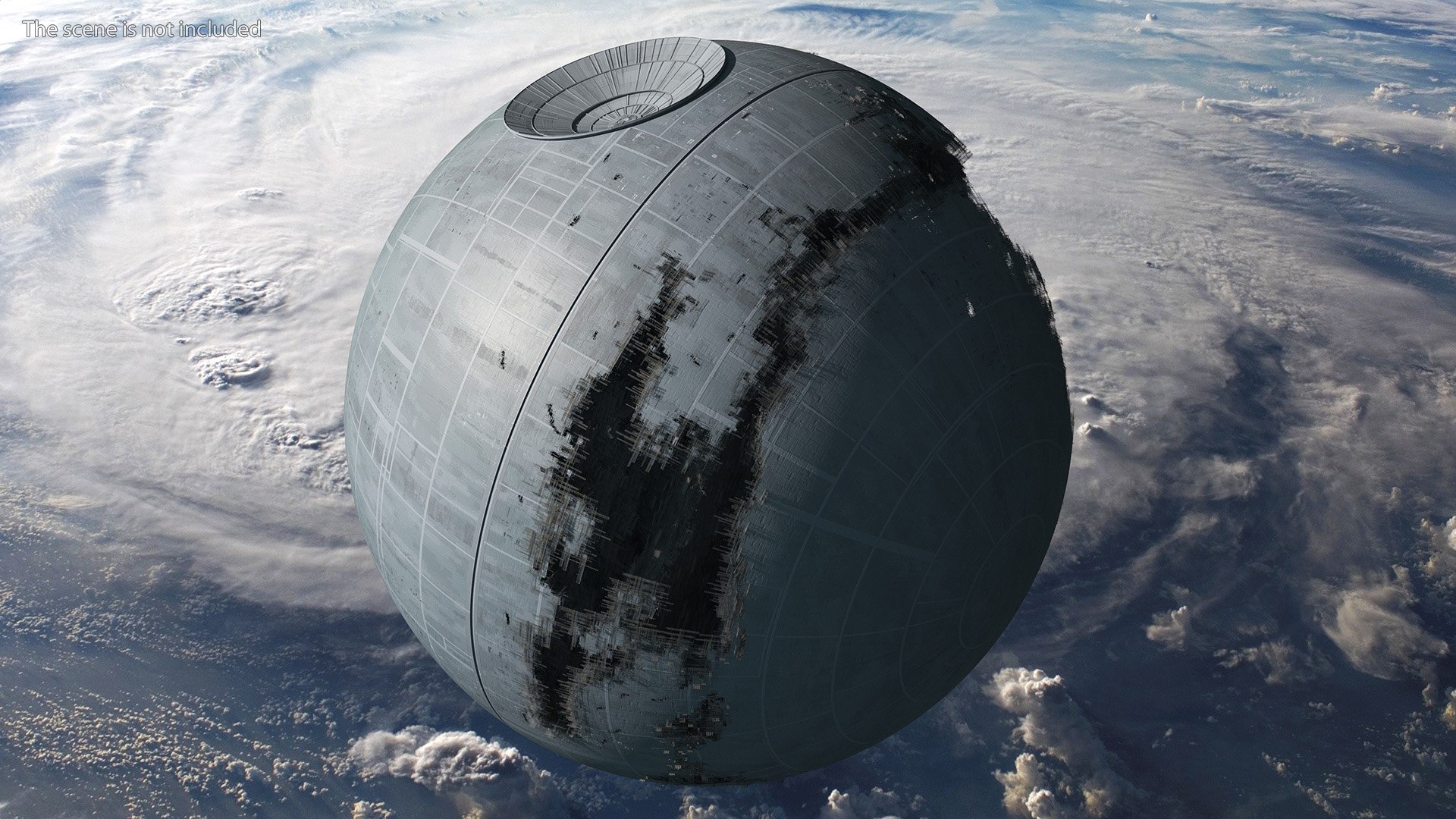 Star Wars Death Star Destroyed 3D model TurboSquid 2116198