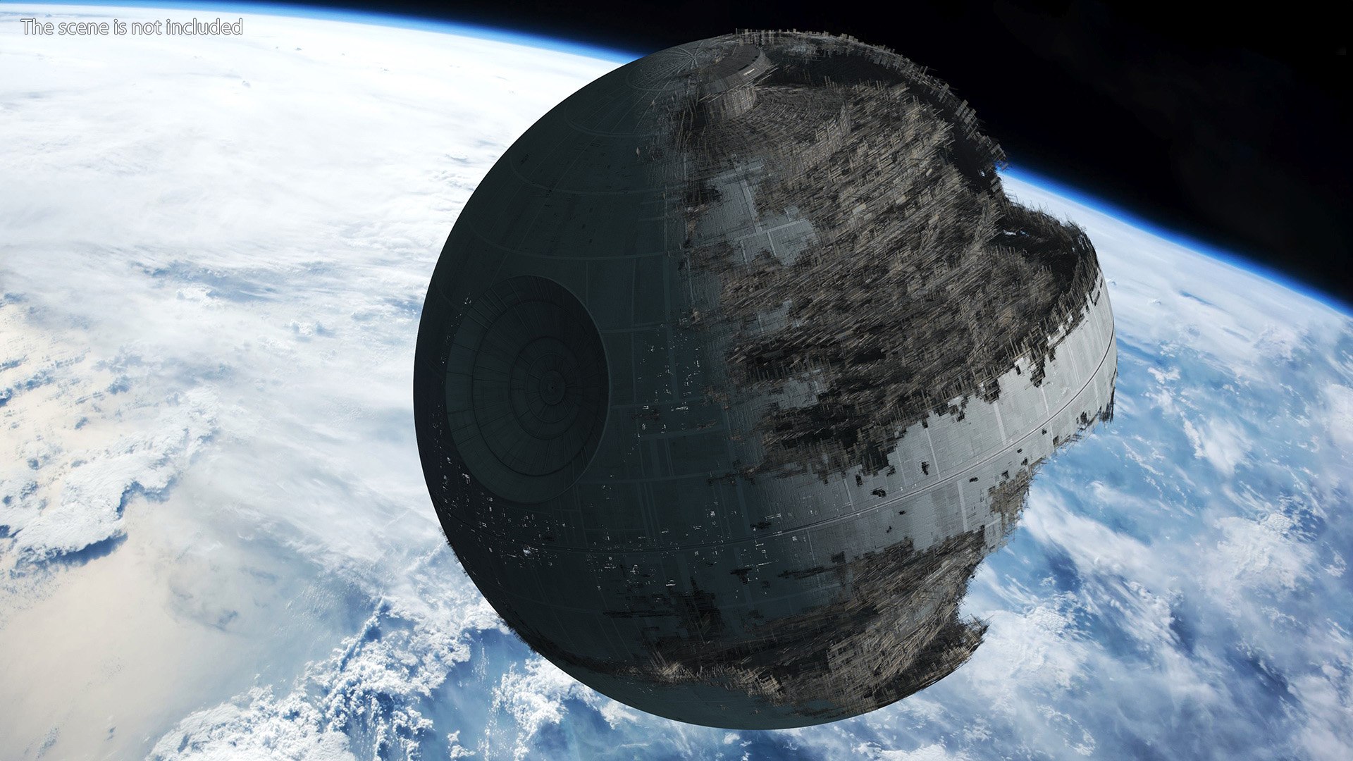 Star Wars Death Star Destroyed 3D model TurboSquid 2116198