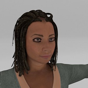 laos Woman Streetwear 3D model