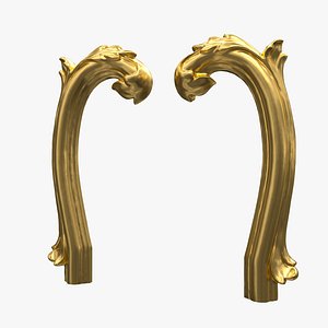 3D Plaster Decorative Bow DS323