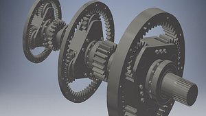 planetary gearbox 3d model 3D model