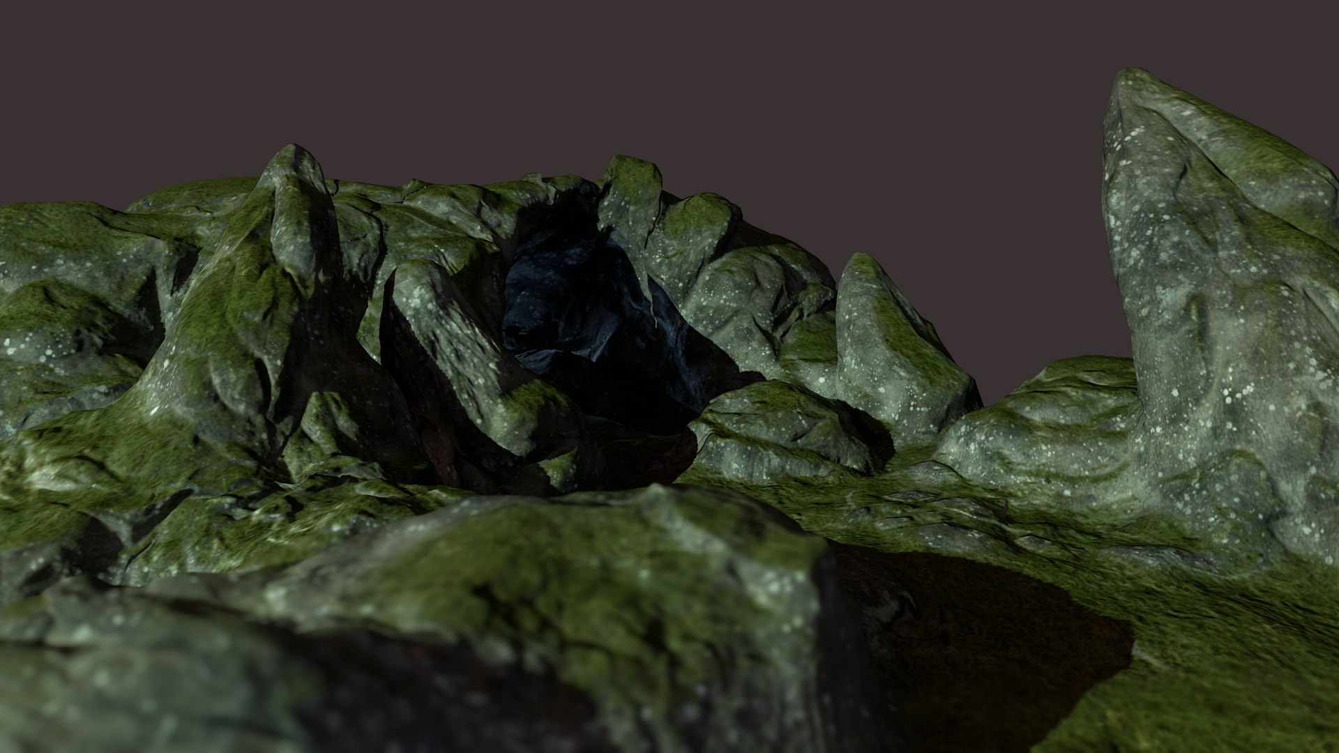 Cave Entrance 3D Model - TurboSquid 1410153