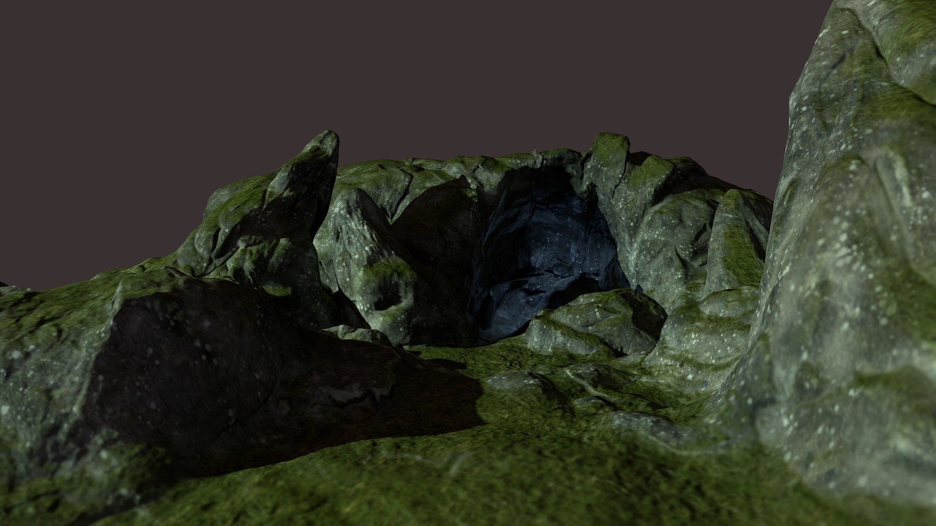 Cave Entrance 3D Model - TurboSquid 1410153