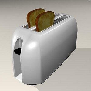 3d kitchen toaster