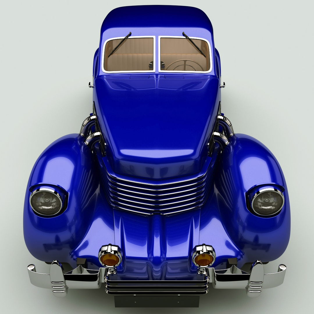 cord 810 sedan 3d model