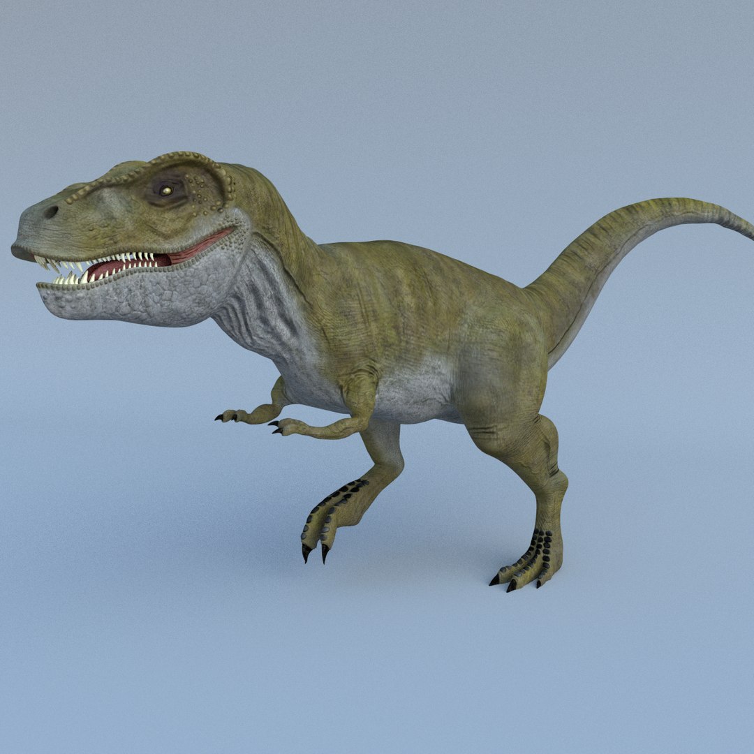 Tyrannosaurus Rex Rigged Blend