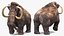 Mammoth Adult with Skeleton Collection 3D
