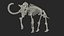 Mammoth Adult with Skeleton Collection 3D