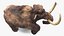 Mammoth Adult with Skeleton Collection 3D