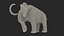 Mammoth Adult with Skeleton Collection 3D