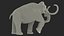 Mammoth Adult with Skeleton Collection 3D