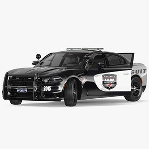 Generic Police Car Rigged