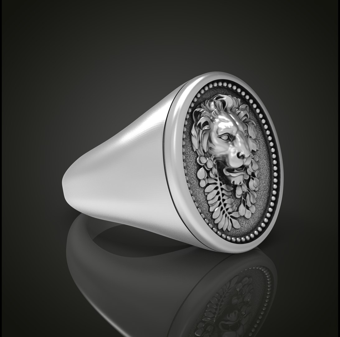Lion ring 3D model https://p.turbosquid.com/ts-thumb/uP/7ICqxE/ai/untitled.15.24/jpg/1648827786/1920x1080/fit_q87/4ede35b53d0f09499e6554cef1408993b0ac5897/untitled.15.24.jpg
