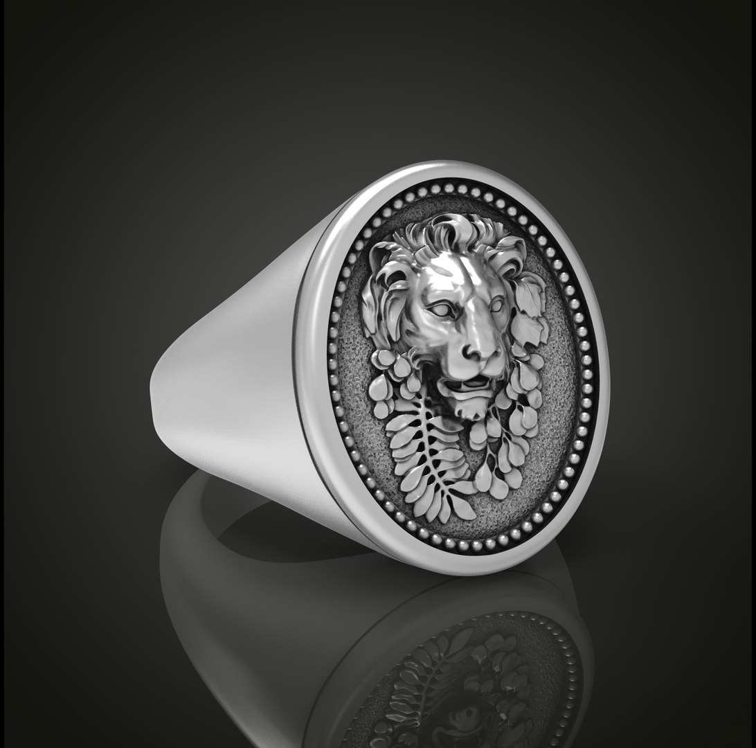 Lion ring 3D model https://p.turbosquid.com/ts-thumb/uP/7ICqxE/la/untitled.15.25/jpg/1648827787/1920x1080/fit_q87/c5ccd65cf15e1559a27186b01672c46da9e3592e/untitled.15.25.jpg
