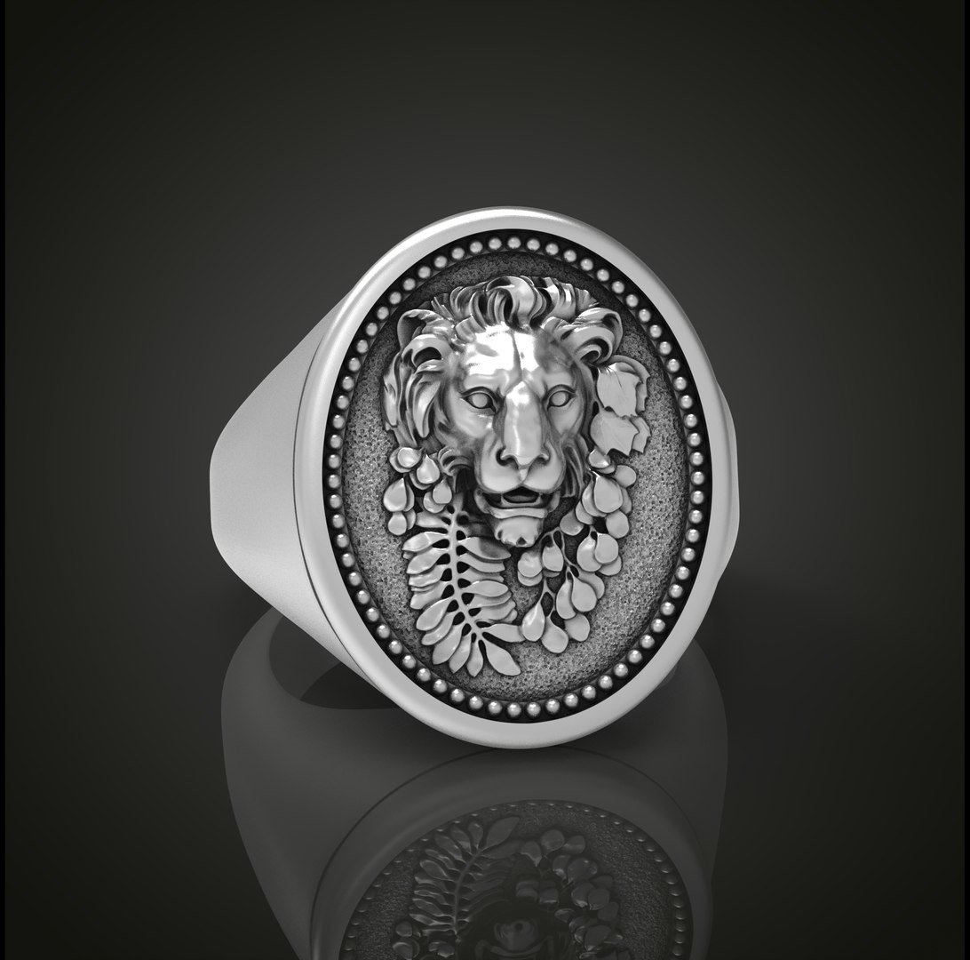 Lion ring 3D model https://p.turbosquid.com/ts-thumb/uP/7ICqxE/ut/untitled.15.2/jpg/1648827343/1920x1080/fit_q87/94f9fd8db0c3ae8b419b5f5639ad4780eccb439c/untitled.15.2.jpg