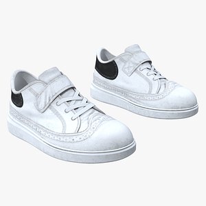 3D teenage sneakers model