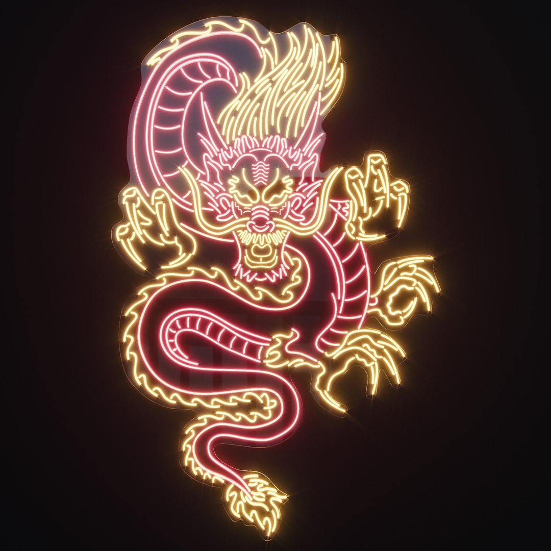 3D Neon Decor 10 Model - TurboSquid 2085080