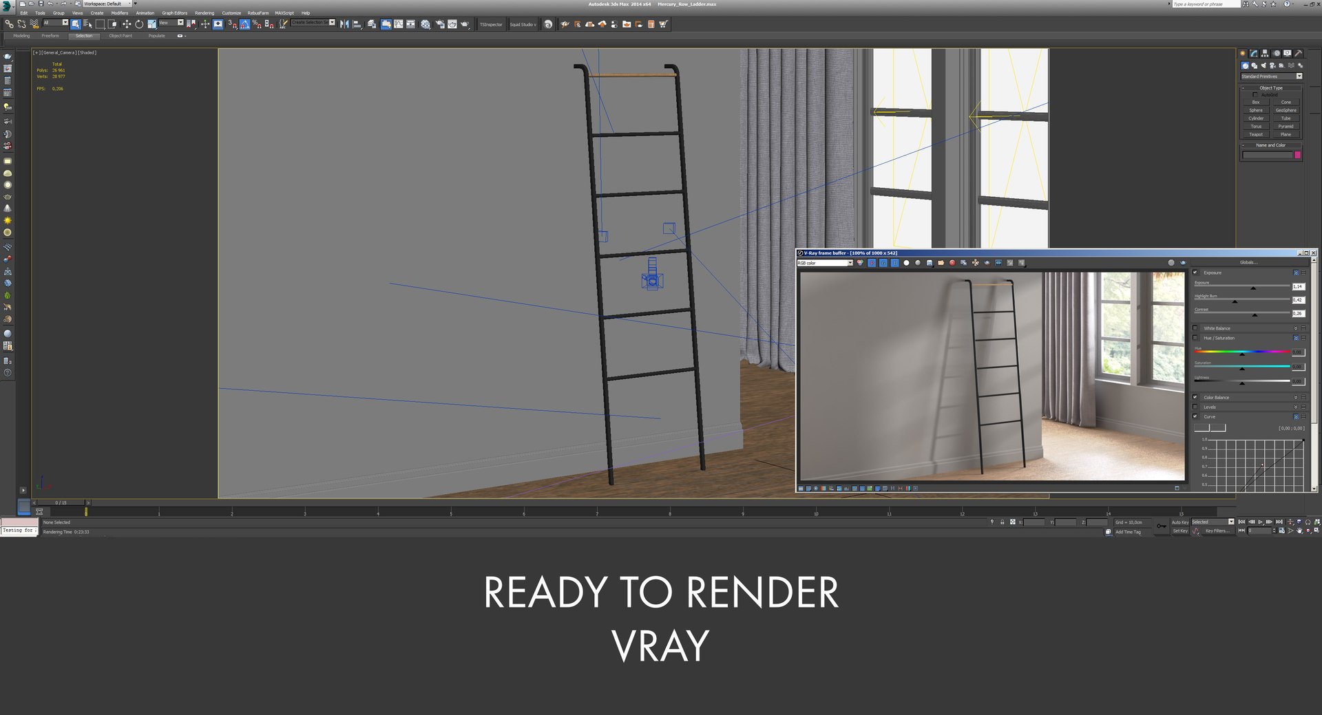 Realistic Mercury Row Ladder Model - TurboSquid 1459416