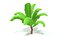 3D model Low Poly Cartoon Banana Tree