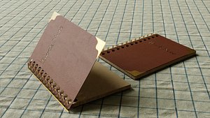 Notebook leather