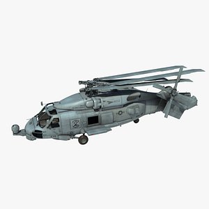 sh-60b military helicopter version 3d model