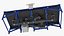 Mesa de corte CNC industrial montada