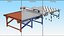 Mesa de corte CNC industrial montada