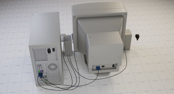 3D old computer model - TurboSquid 1682689