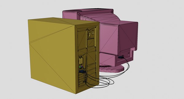3D old computer model - TurboSquid 1682689
