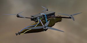 3D FPV Drone armed with a charge up to pg 7