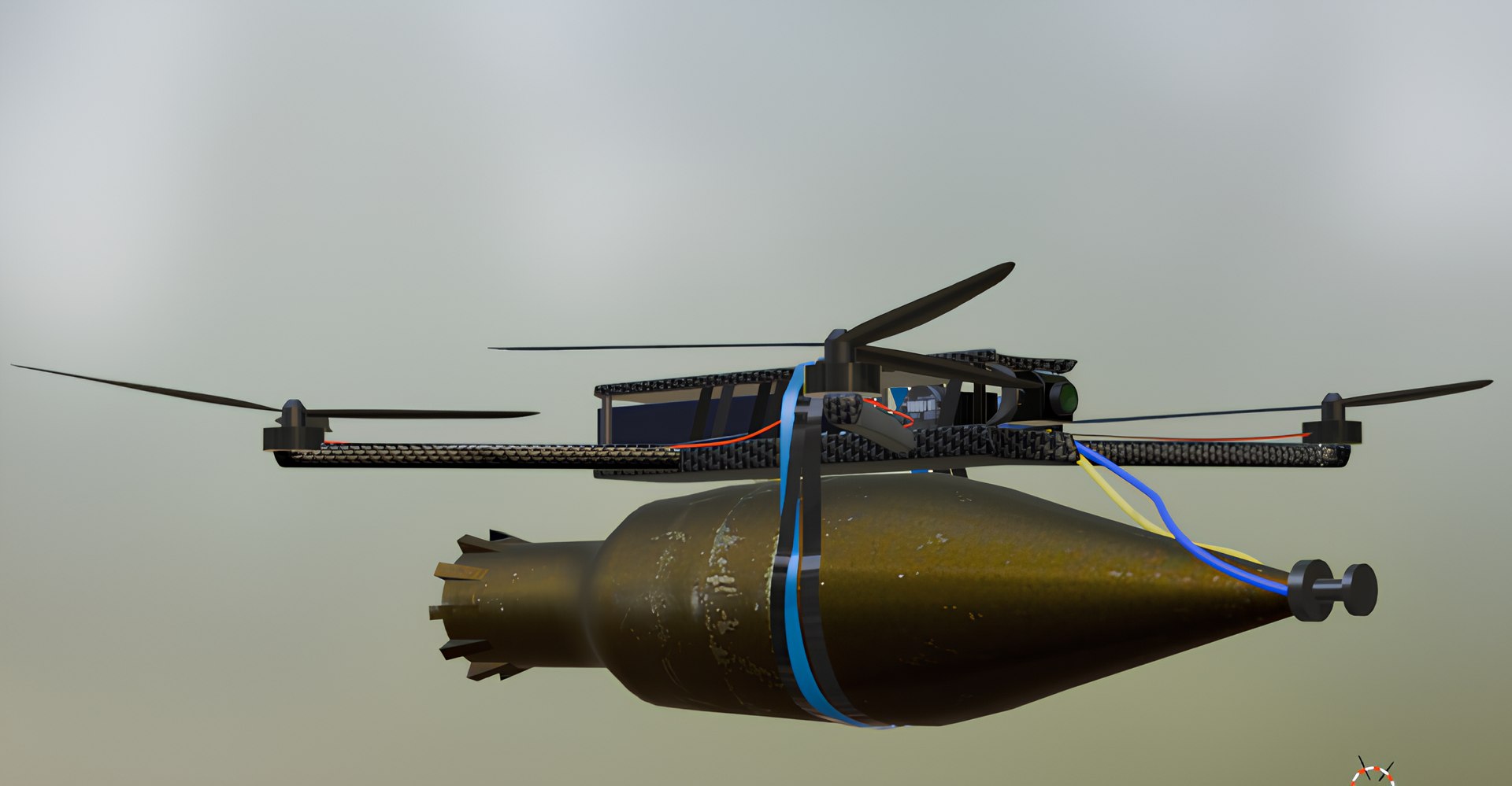 3D FPV Drone armed with a charge up to pg 7 https://p.turbosquid.com/ts-thumb/uP/OAh4z8/y1/5/png/1749324881/1920x1080/fit_q87/594e7a5f035de0952dcb74b07a153ec0bf313d0b/5.jpg