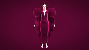 3D One Love Heart Dress