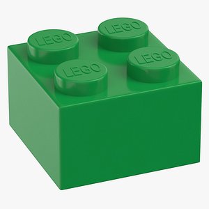 Lego Brick 2x2 Earth Green